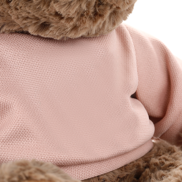 دمية دب مع ملابس الدب القطيفة للمبيعات، دب محشو للأطفال والبنات والأولاد