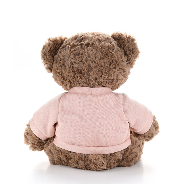 دمية دب مع ملابس الدب القطيفة للمبيعات، دب محشو للأطفال والبنات والأولاد