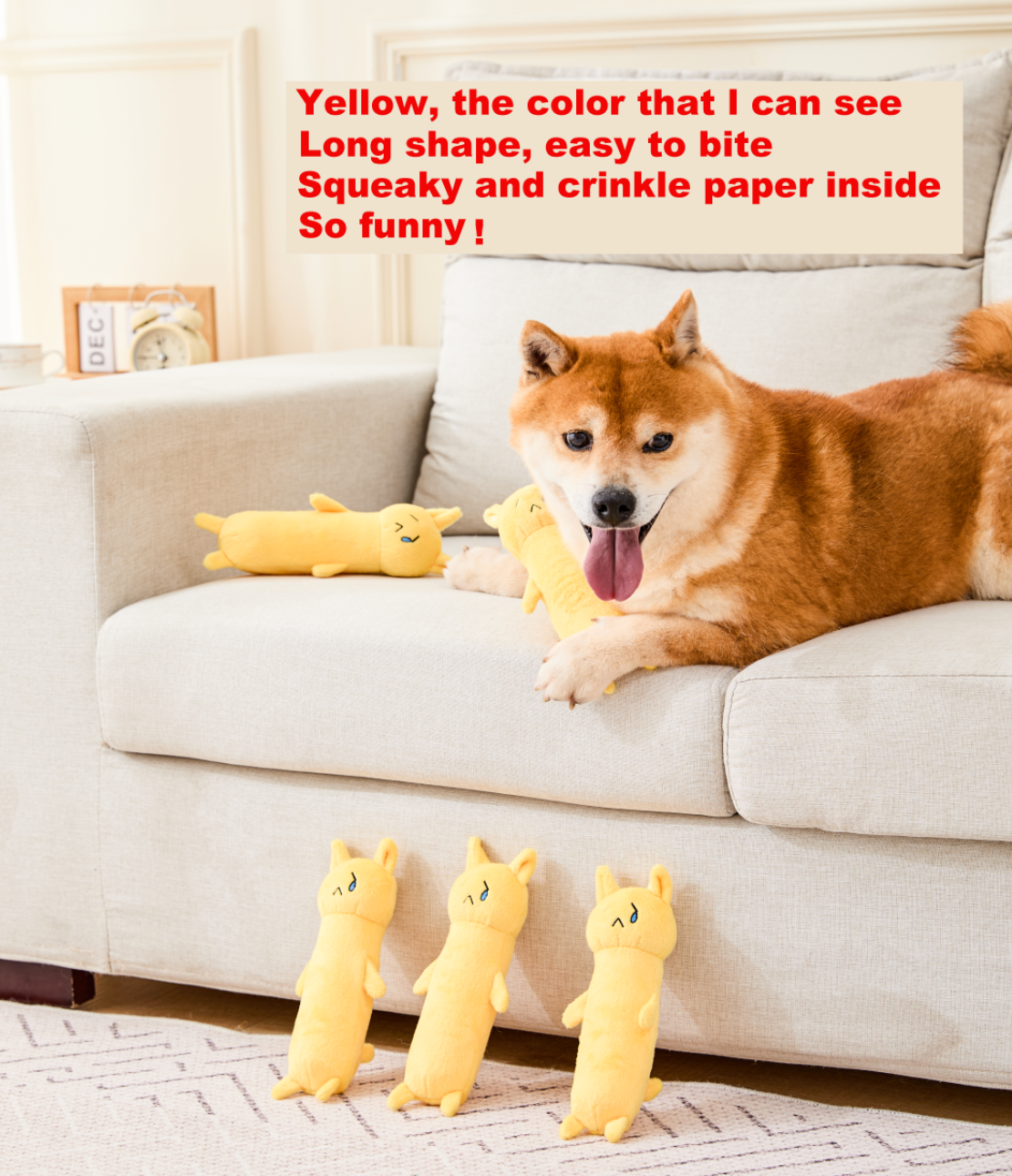 أصفر طويل الكلب صار اللعب التفاعلية الكلب لعب صعبة الكلب لعب الكلب مضغ اللعب مخصص رائعتين لينة لعب للسلالات الصغيرة